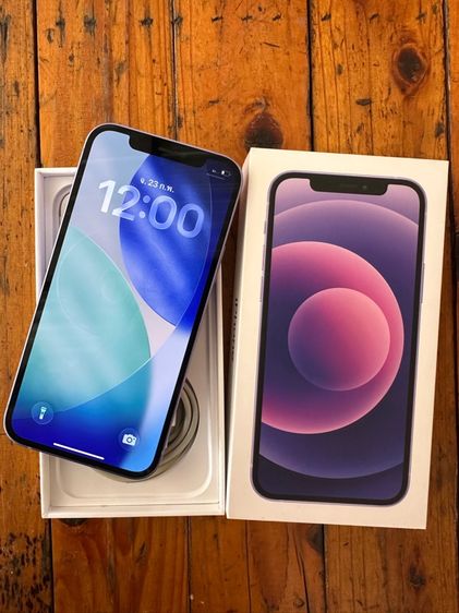 Iphone 12 สีpurple แบต86