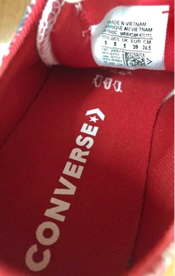 รองเท้าผ้าใบผู้หญิง converse ของใหม่ รูปที่ 5
