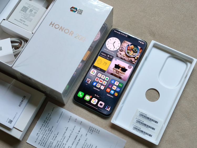 ขาย Honor 200 เครื่องศูนย์ สภาพดีมาก สวยยกกล่อง สินค้าใช้มามือหนึ่งมือเดียว จัดศูนย์ true store มีใบเสร็จพร้อม อุปกรณ์ครบยกกล่องการใช้งานปกต รูปที่ 2