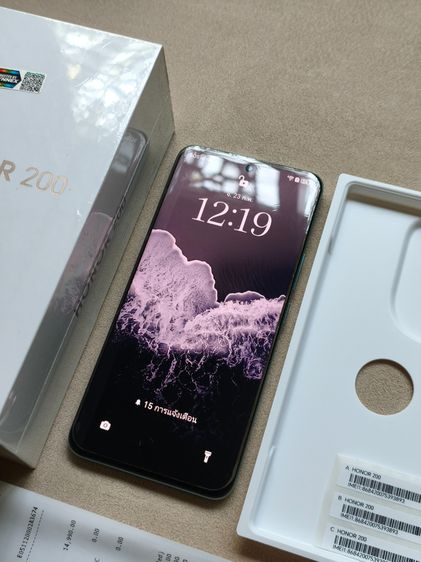 ขาย Honor 200 เครื่องศูนย์ สภาพดีมาก สวยยกกล่อง สินค้าใช้มามือหนึ่งมือเดียว จัดศูนย์ true store มีใบเสร็จพร้อม อุปกรณ์ครบยกกล่องการใช้งานปกต รูปที่ 3