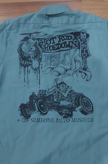 เสื้อช่าง rat fink hot rod usa. รูปที่ 4