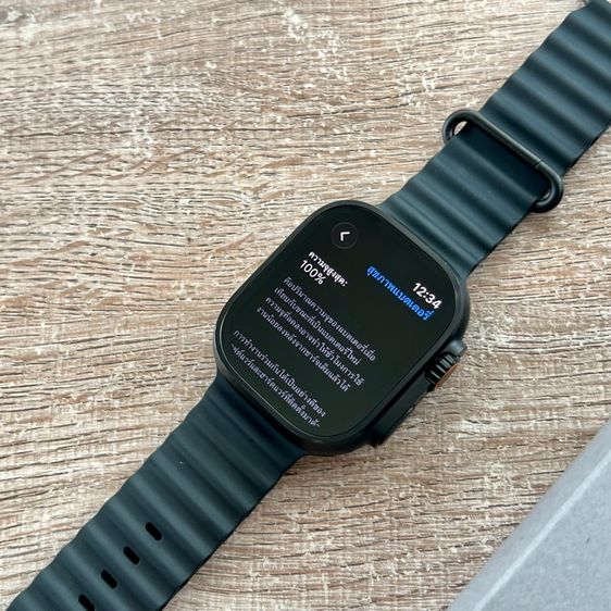 Apple Watch Ultra 2 Black แบต 100 ใส่ซิม จอสวยใสไม่มีรอย ใช้ถนอมดูแลอย่างดี แท้ครบยกกล่อง รูปที่ 2