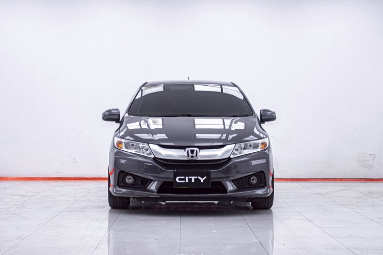 Honda City 2015 1.5 V CNG Sedan เบนซิน NGV เกียร์อัตโนมัติ เทา รูปที่ 4