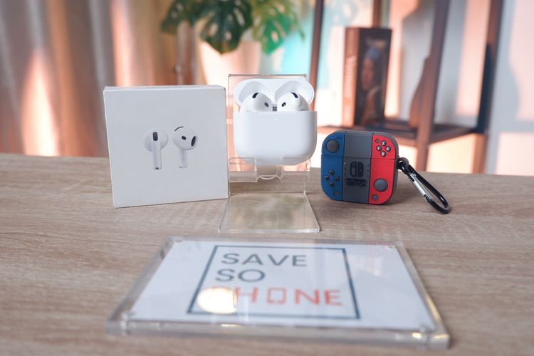 Airpods 4 รุ่นมาตรฐาน สี White เครื่องสวยใช้งานน้อย ราคาเพียง 3,290.- มีประกันร้าน 60 วัน