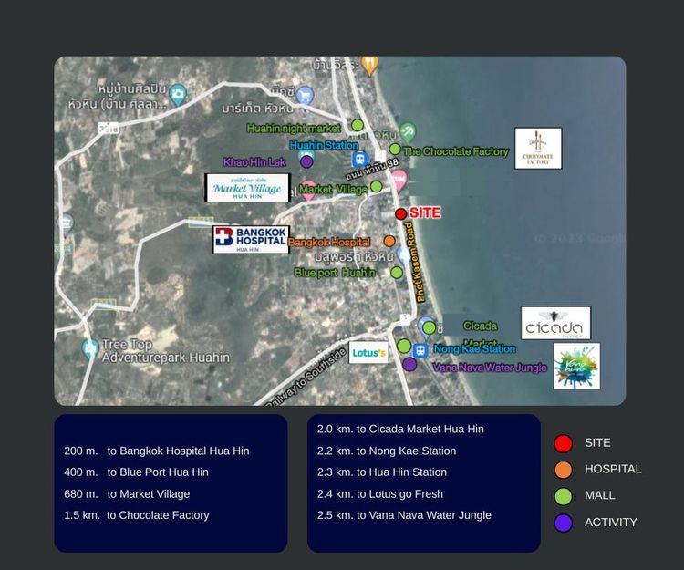 ที่ดินศักยภาพ หัวหิน (ใกล้ทะเล,ถนนเพชรเกษม) รูปที่ 2
