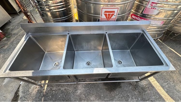 ซิ้งค์3หลุมใหญ่แสตนเลส304 ช รูปที่ 6