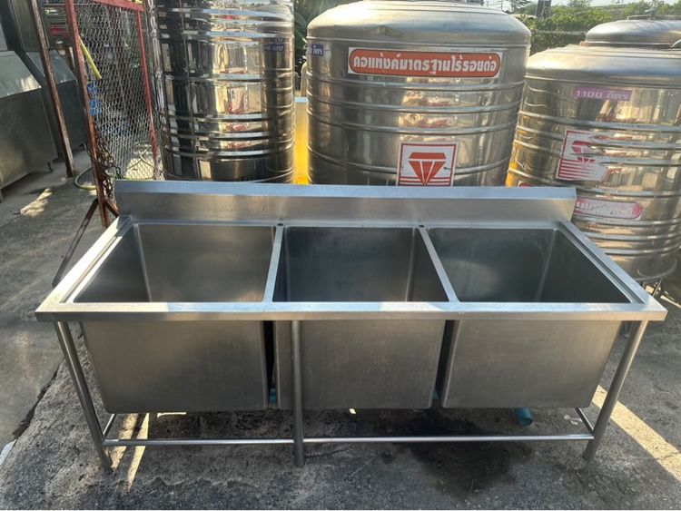 ซิ้งค์3หลุมใหญ่แสตนเลส304 ช รูปที่ 2