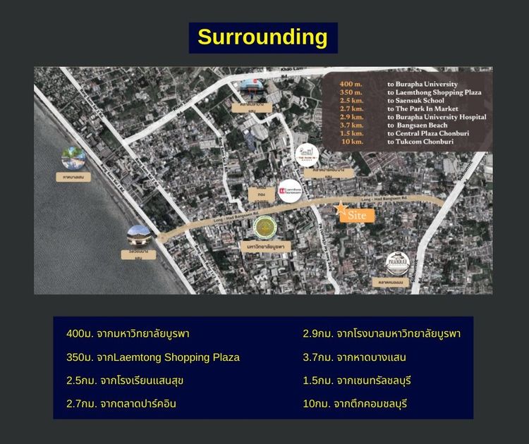 ทำเลดี บางแสน (ใกล้ทะเล,ติดถนนลงหาดบางแสน) รูปที่ 3