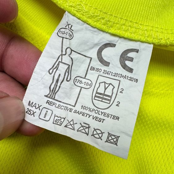 เสื้อยืด Safety USA Size XL  รูปที่ 5