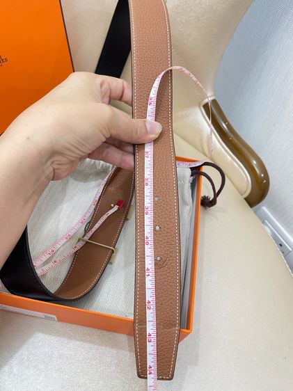 เข็มขัด Hermes 38mm H Buckle สภาพสวย ไซส์ 100 รูปที่ 5