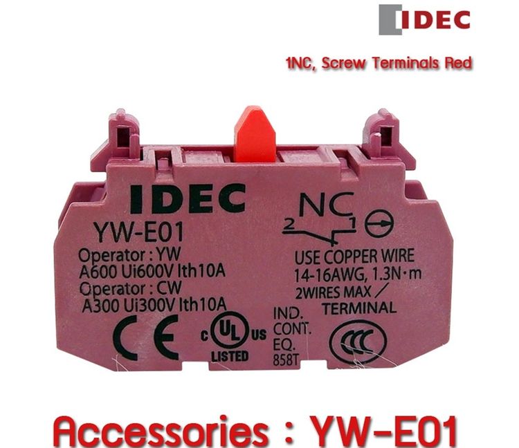 Contact Block Idec YW-E01 รูปที่ 6