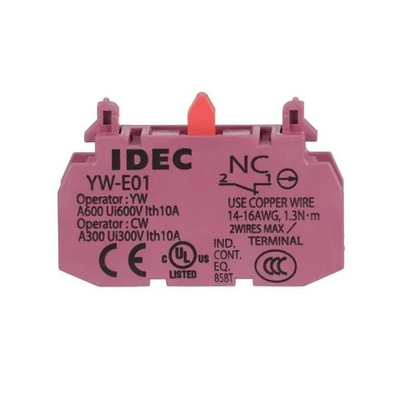 Contact Block Idec YW-E01 รูปที่ 3