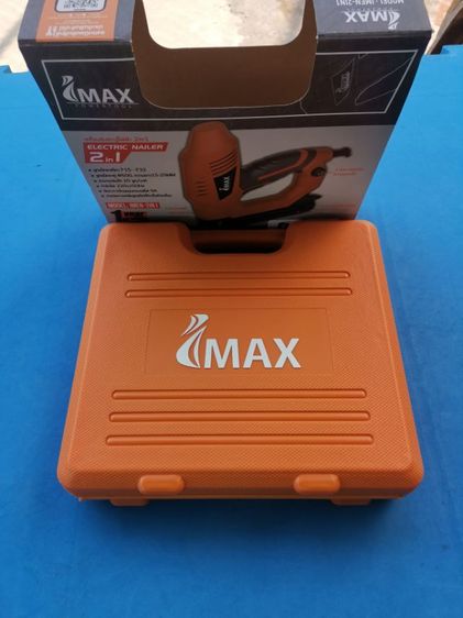 ตะปูไฟฟ้า​imax2in1ขาคู่​ขาเดี่ยวปืนยิงแม็กมือสองสำหรับคนชอบประหยัดสภาพดีเหมือนใหม่ รูปที่ 3