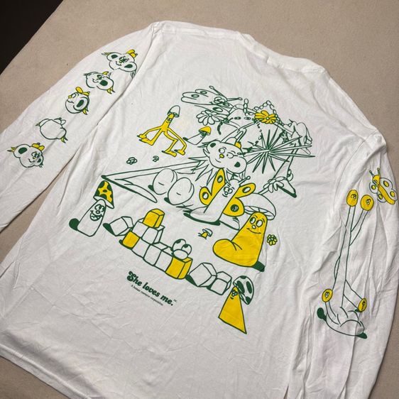 เสื้อยืดแขนยาว SLM Size M รูปที่ 3