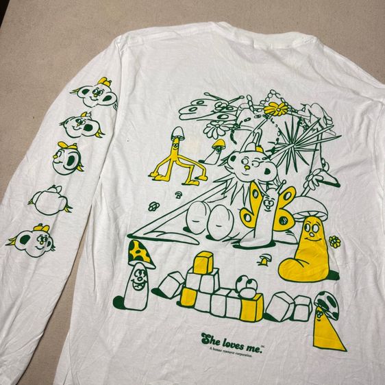 เสื้อยืดแขนยาว SLM Size M รูปที่ 5