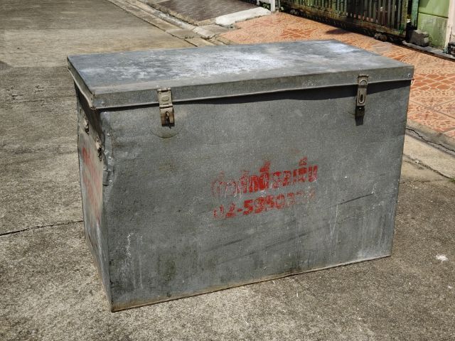 ลังสังกะสี ลังเก็บของตลาดนัด