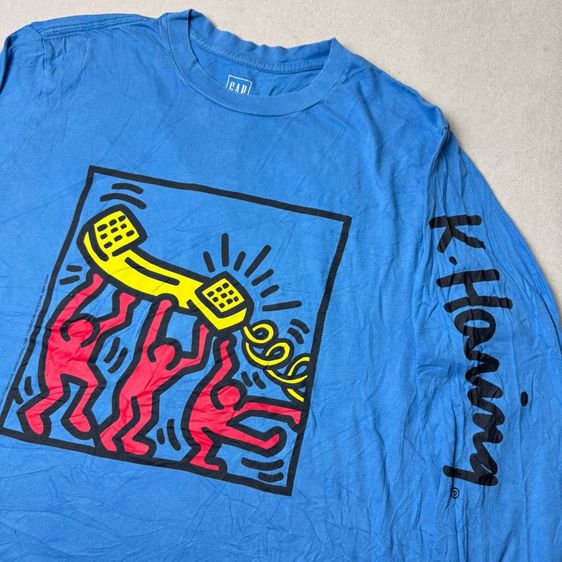 เสื้อยืดแขนยาว GAP x K.Haring Size L
