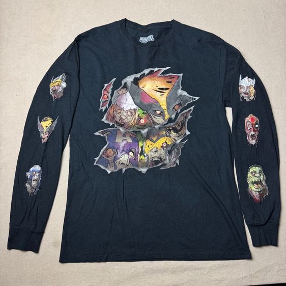 เสื้อยืดแขนยาว Marvel​ Size M