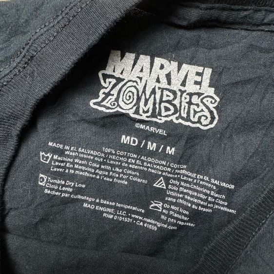 เสื้อยืดแขนยาว Marvel​ Size M รูปที่ 9