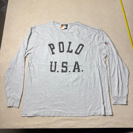 เสื้อยืดแขนยาว Polo Sport​ by RL Ralph Lauren Size M​ รูปที่ 4