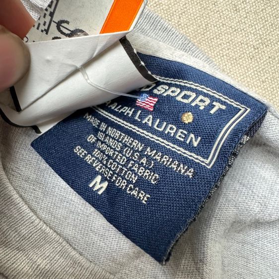 เสื้อยืดแขนยาว Polo Sport​ by RL Ralph Lauren Size M​ รูปที่ 7