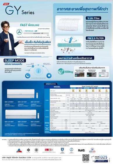 SUPER  INVERTER  รุ่น  GY 18 - SERIES รูปที่ 3
