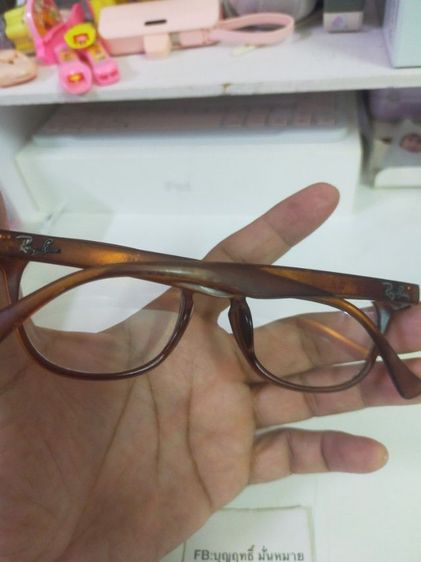 แว่นตา Rayban ขนาด 48 20-145 เลนส์ สายตาสั้น 150 เอาไปตัดใส่เลนส์ใหม่ได้เลยครับ รูปที่ 2
