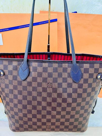 กระเป๋า LV Neverfull MM Damier DC20 สภาพใช้งาน รูปที่ 3