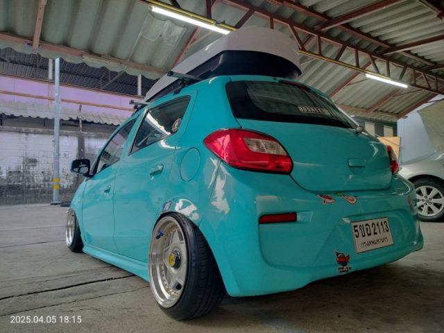 Mitsubishi Mirage 2013 1.2 GLX เบนซิน ไม่ติดแก๊ส เกียร์อัตโนมัติ ฟ้า รูปที่ 3