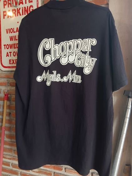 เสื้อยืด Vintage Harley-Davidson 1987
"On The Eighth Day God Created"
 รูปที่ 6