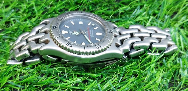นาฬิกา ELGIN USA  Quartz รุ่น Sports ทรง ก้างปลา สภาพดี เดินตรง สวย ขนาดข้อมือ 18 ซม. มือสอง รูปที่ 5