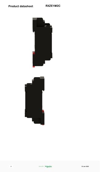 Miniature RXM2LB2P7  + Relay XZE1M2C Simple Socket  รูปที่ 2