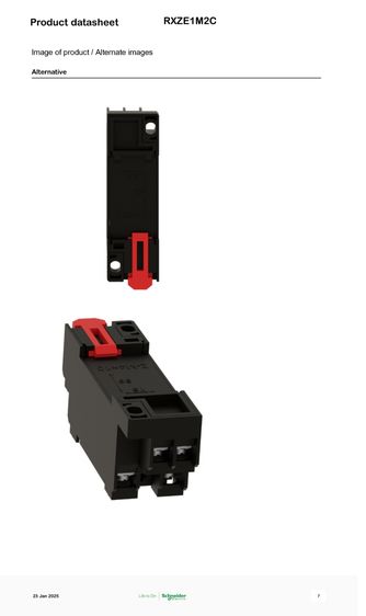 Miniature RXM2LB2P7  + Relay XZE1M2C Simple Socket  รูปที่ 3