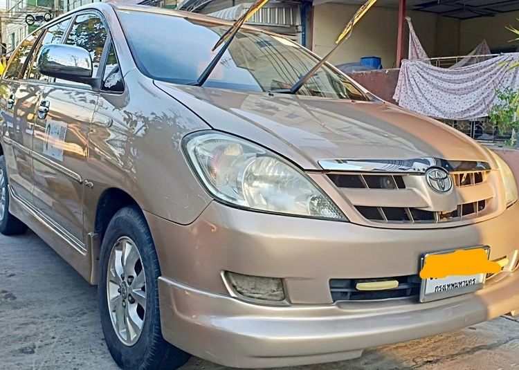 Toyota Innova 2005 2.5 V Utility-car ดีเซล ไม่ติดแก๊ส เกียร์อัตโนมัติ บรอนซ์ทอง รูปที่ 3