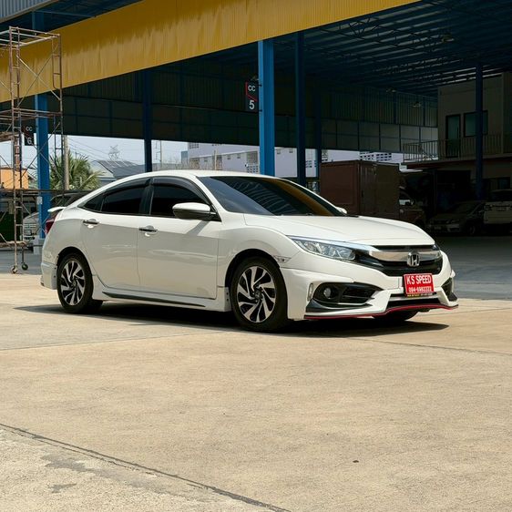 Honda Civic 2019 1.8 EL i-VTEC Sedan เบนซิน ไม่ติดแก๊ส เกียร์อัตโนมัติ ขาว รูปที่ 2