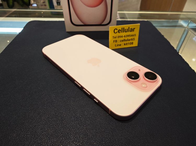 iPhone 15 128GB ประกันศูนย์ไทย3เดือนกว่า สวยไร้รอย ครบกล่อง รูปที่ 4