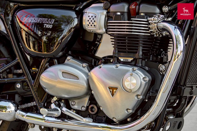 Triumph Bonneville T100 ปี2019 มือเดียว วิ่ง22,000Km. ท่อVance and Hines รูปที่ 7