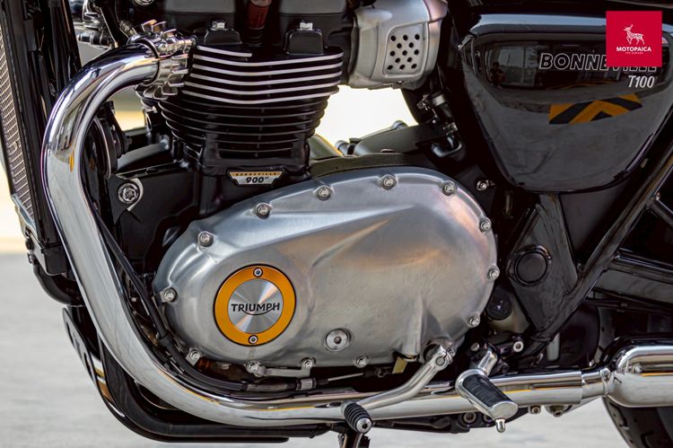 Triumph Bonneville T100 ปี2019 มือเดียว วิ่ง22,000Km. ท่อVance and Hines รูปที่ 8