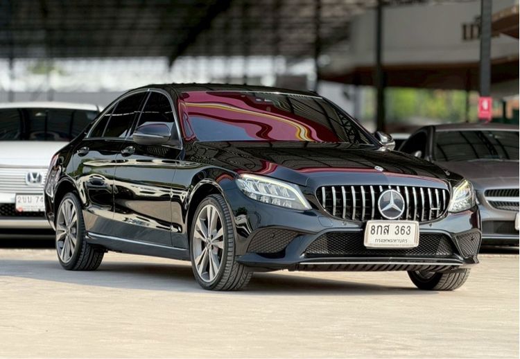 Mercedes-Benz C-Class 2018 C220 Sedan ดีเซล ไม่ติดแก๊ส เกียร์อัตโนมัติ ดำ รูปที่ 3