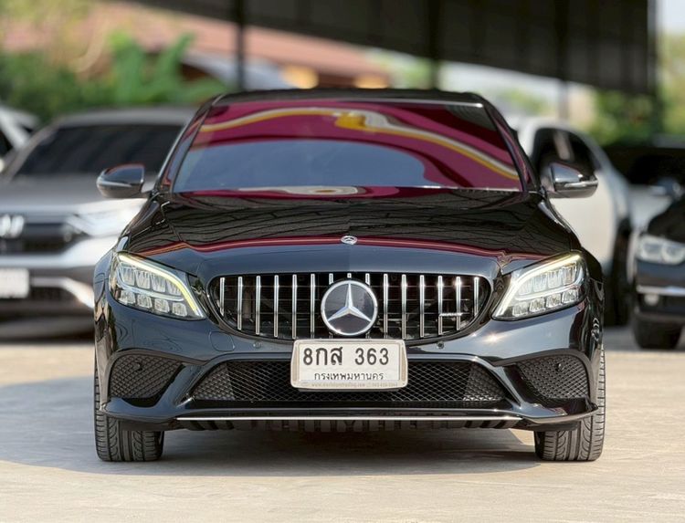 Mercedes-Benz C-Class 2018 C220 Sedan ดีเซล ไม่ติดแก๊ส เกียร์อัตโนมัติ ดำ รูปที่ 2