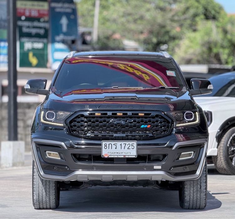 Ford Everest 2019 2.0 Turbo Titanium+ Utility-car ดีเซล ไม่ติดแก๊ส เกียร์อัตโนมัติ ดำ รูปที่ 2