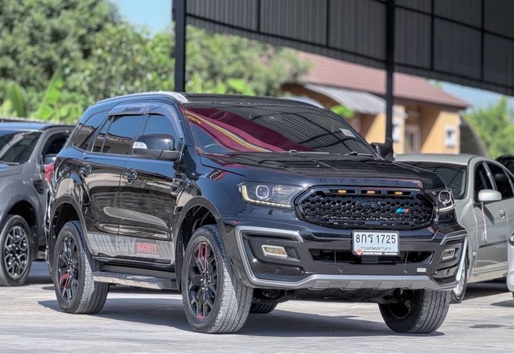 Ford Everest 2019 2.0 Turbo Titanium+ Utility-car ดีเซล ไม่ติดแก๊ส เกียร์อัตโนมัติ ดำ รูปที่ 3