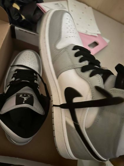 Nike Air Jordan 1 Mid LT smoke grey รูปที่ 4