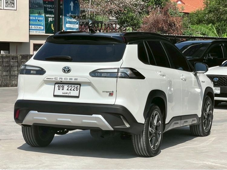 Toyota Corolla Cross 2022 1.8 HEV GR Sport Utility-car ไฮบริด ไม่ติดแก๊ส เกียร์อัตโนมัติ ขาว รูปที่ 4