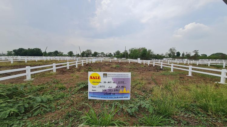 💟 ที่ดินเปล่า โครงการอยุธยาวังทอง 💟 รูปที่ 2