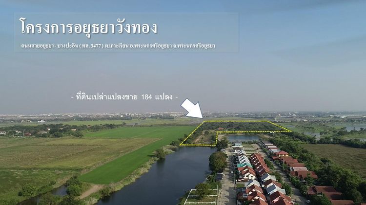 💟 ที่ดินเปล่า โครงการอยุธยาวังทอง 💟 รูปที่ 4