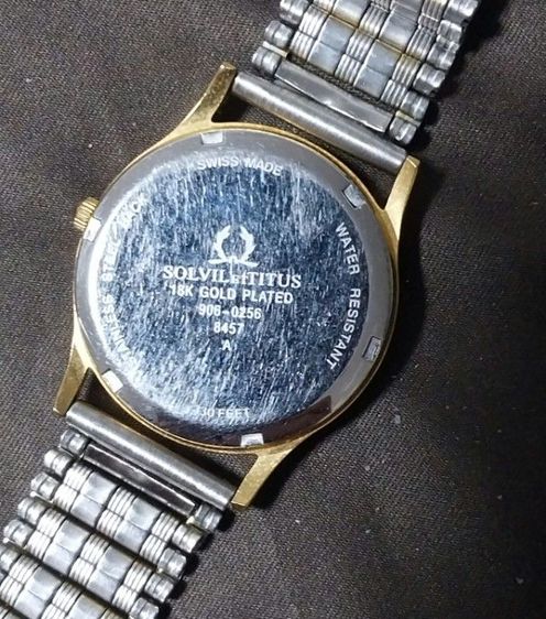 Solvil  Titus swiss made 18k gold plated  รูปที่ 2