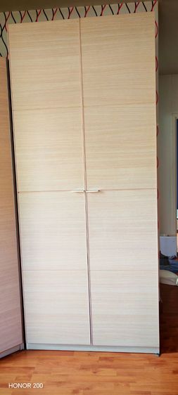 ขายตู้เสื้อผ้า SB furniture มือสองสไตร์มินิมอลสีlight oak วัสดุไม้ปาร์ติเกิล เคลือบผิว สภาพสวย  รับของที่เขตสายไหม รูปที่ 4