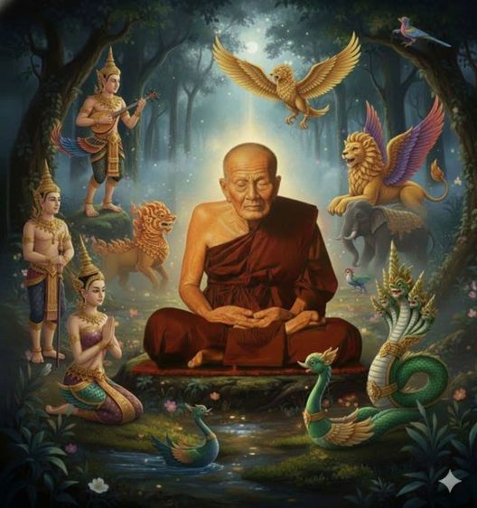 พระหลวงปู่ทวด เนื้อว่าน พิมพ์ใหญ่ รุ่นเเรก ปี2497 สภาพสวยเดิมเก่ามากผิวเดิมจากบนหิ้งเก่าเลยครับ รูปที่ 10