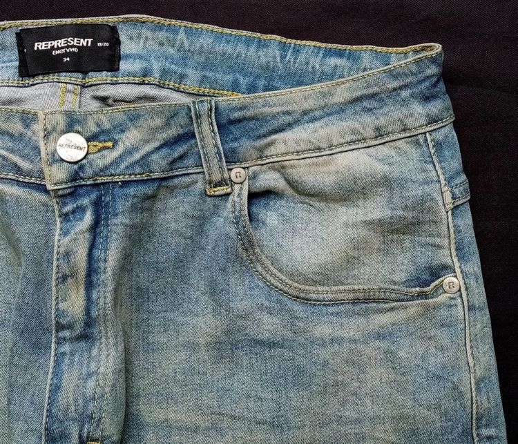 ยีนส์ REPRESENT (ENGLAND) แท้ สวยมาก รูปที่ 9